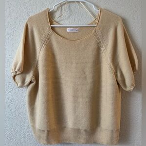 Lauren Conrad Light Yellow Crew Neck Sweater